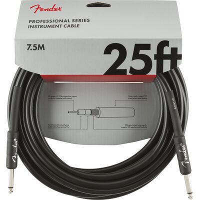 Fender Professional Series 7,5 m Black gitárkábel