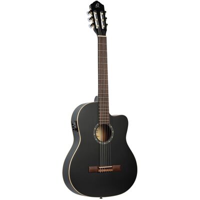 Ortega RCE125SN-SBK elektro-klasszikus gitár