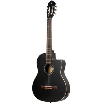 Ortega RCE125SN-SBK elektro-klasszikus gitár