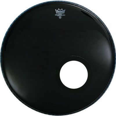 Remo P3-1024-ES-DM Powerstroke 3 Ebony 24" front dobbőr