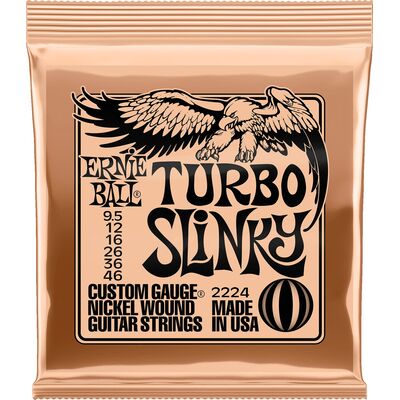 Ernie Ball 2224 Nickel Wound Turbo Slinky 9,5-46 elektromos gitárhúr