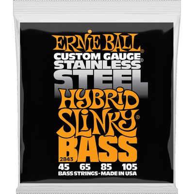 Ernie Ball 2843 Stainless Steel Hybrid Slinky 45-105 basszusgitárhúr