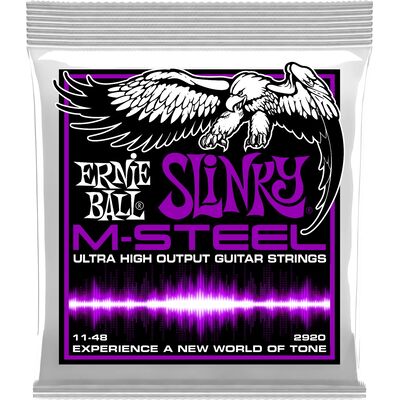Ernie Ball 2920 M-Steel Power Slinky 11-49 elektromos gitárhúr