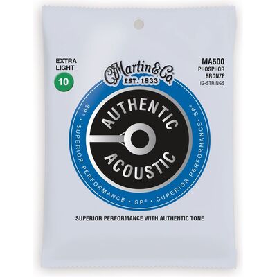Martin MA-500 Phosphor Bronze 10-47 12-húros akusztikus gitárhúr