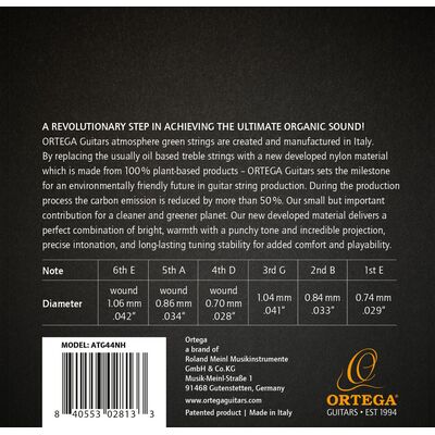 Ortega ATG44NH Hard Tension klasszikus gitárhúr