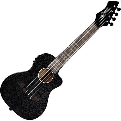 Ortega RUHZ-CE-SBK elektro-akusztikus koncert ukulele