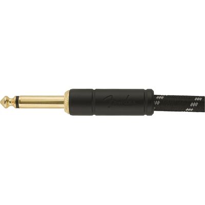 Fender Deluxe Series 3 m Black Tweed pipás gitárkábel