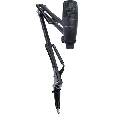 Marantz Professional Pod Pack 1 USB mikrofon broadcast állvánnyal és kábellel