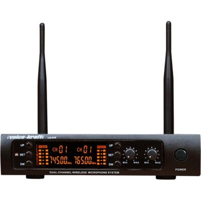Voice-Kraft LS-970 vezetéknélküli dupla csíptetős mikrofon szett
