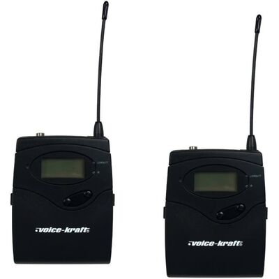 Voice-Kraft LS-970 vezetéknélküli dupla csíptetős mikrofon szett