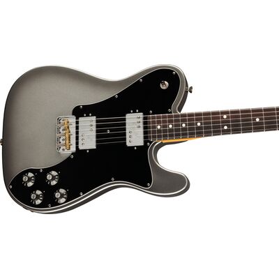 Fender American Professional II Telecaster Deluxe RW Mercury elektromos gitár