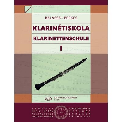 Klarinétiskola 1 (Balassa György, Berkes Kálmán id.) - kotta