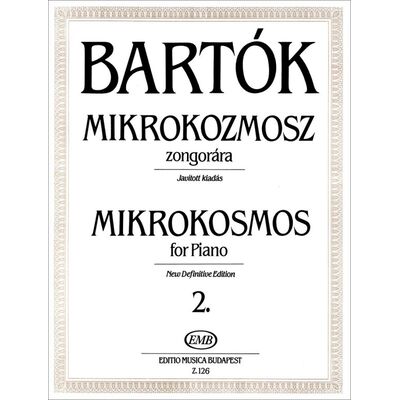 Bartók Béla: Mikrokozmosz zongorára 2 - kotta