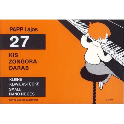 Papp Lajos: 27 kis zongoradarab - kotta