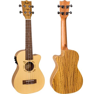 Flight DUC328CEQ SP/ZEB elekroakusztikus koncert ukulele