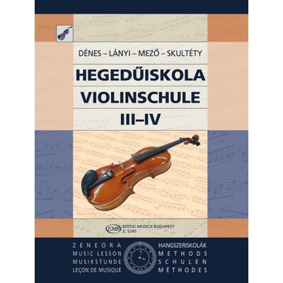 Hegedűiskola III-IV (Mező Imre, Dénes László, Lányi Margit, Skultéty Antalné) - kotta