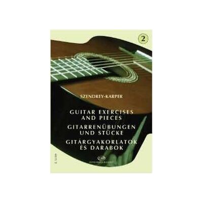 Szendrey-Karper László: Gitárgyakorlatok és darabok 2 - kotta