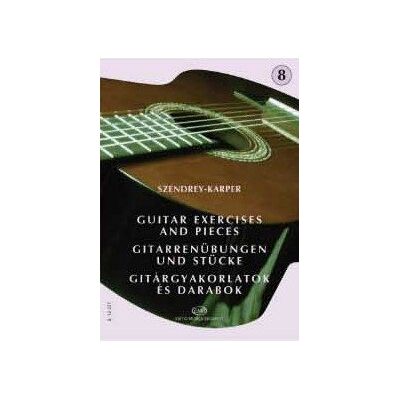 Szendrey-Karper László: Gitárgyakorlatok és darabok 8 - kotta