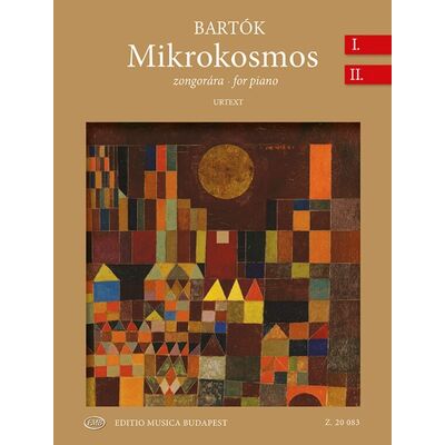 Bartók Béla: Mikrokosmos zongorára I-II - kotta