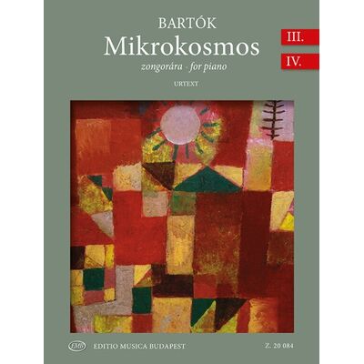 Bartók Béla: Mikrokosmos zongorára III-IV - kotta