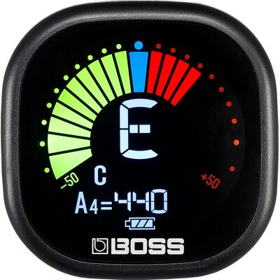 BOSS TU-05 csíptetős kromatikus hangoló/metronóm