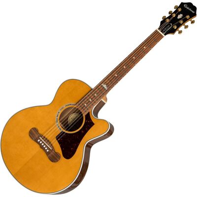 Epiphone J-200 EC Studio Parlor Vintage Natural elektro-akusztikus gitár