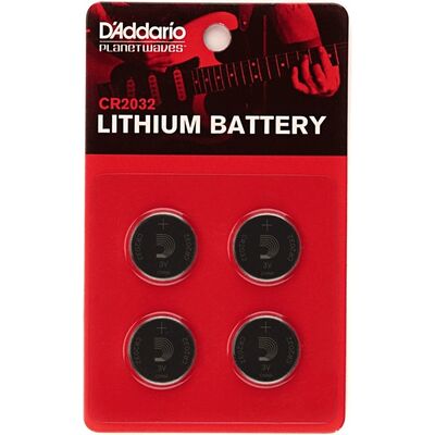 Planet Waves PW-CR2032-04 lítium elem, 4db-os csomag