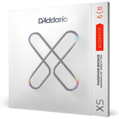 D'Addario XSAPB1047 Coated Phosphor Bronze 10-47 akusztikus gitárhúr