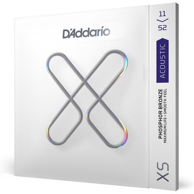 D'Addario XSAPB1152 Coated Phosphor Bronze 11-52 akusztikus gitárhúr