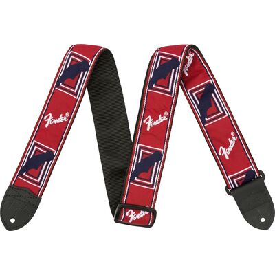 Fender 2" Monogrammed Strap Red/White/Blue gitárheveder