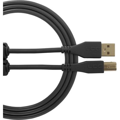 UDG Ultimate Audio Cable A-B fekete 1 m USB kábel