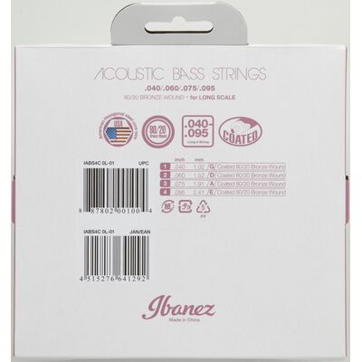 Ibanez IABS4C Bronz 40-95 akusztikus basszusgitárhúr