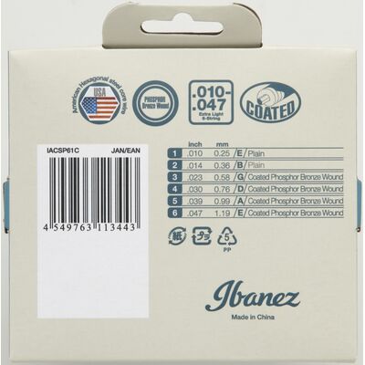 Ibanez IACSP61C Phosphore Bronze 10-47 akusztikus gitárhúr