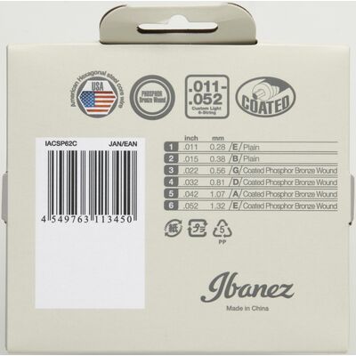 Ibanez IACSP62C Phosphore Bronze 11-52 akusztikus gitárhúr