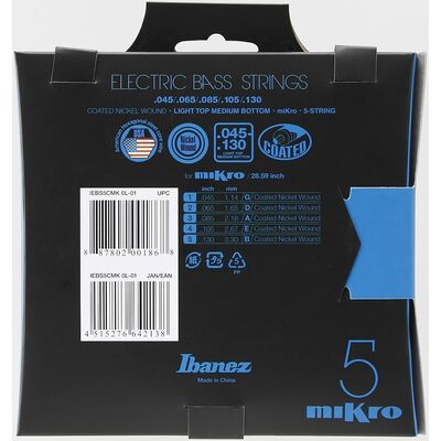 Ibanez IEBS5CMK 45-130 5-húros rövid menzúrás basszusgitárhúr