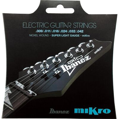Ibanez IEGS61MK 10-46 rövid menzúrás elektromos gitárhúr Ibanez Mikro gitárokhoz