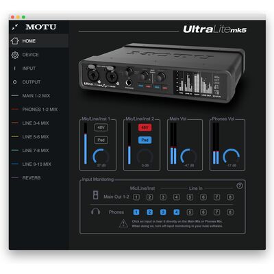 MOTU UltraLite-mk5 USB hangkártya