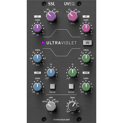Solid State Logic ULTRAVIOLET Stereo Equaliser (UV EQ) hangszínszabályzó modul