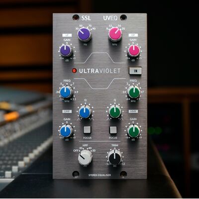Solid State Logic ULTRAVIOLET Stereo Equaliser (UV EQ) hangszínszabályzó modul