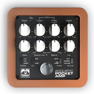 Palmer MI Pocket Amp Acoustic akusztikus gitár előerősítő