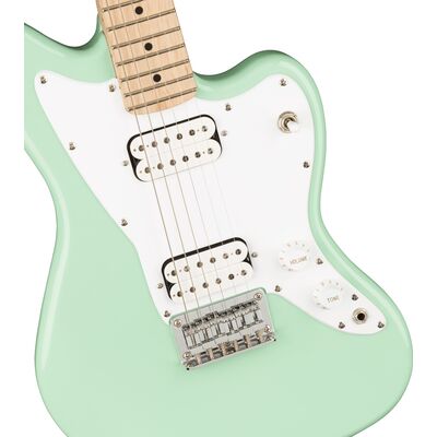 Squier Mini Jazzmaster HH MN Surf Green elektromos gitár