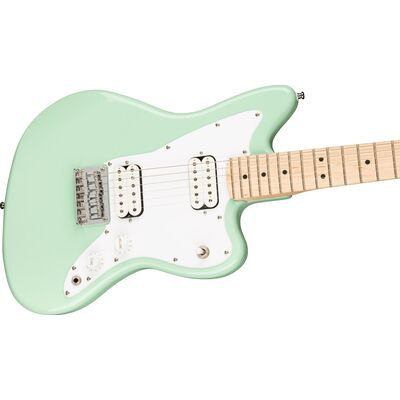 Squier Mini Jazzmaster HH MN Surf Green elektromos gitár