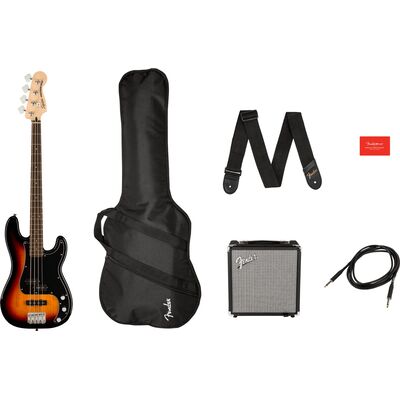 Squier Affinity Precision Bass PJ 3-Color Sunburst basszusgitár szett
