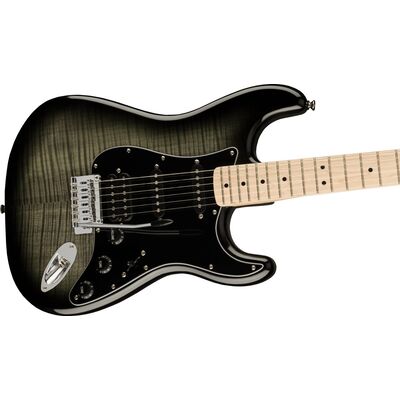 Squier Affinity Stratocaster FMT HSS MN Black Burst elektromos gitár