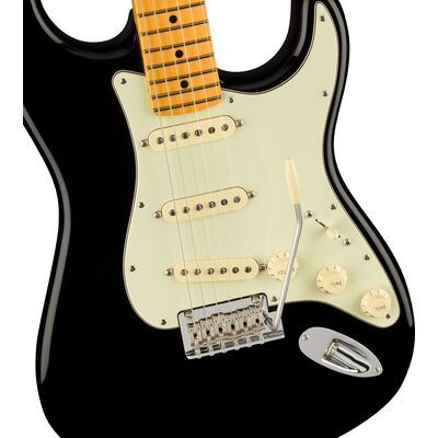Fender American Professional II Stratocaster MN Black elektromos gitár
