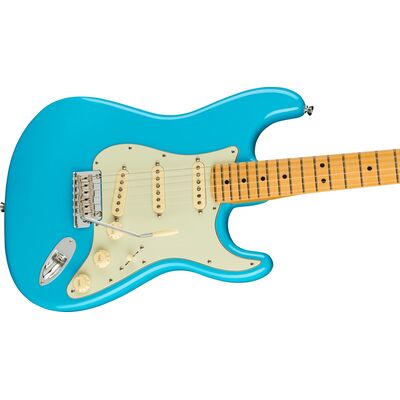 Fender American Professional II Stratocaster MN Miami Blue elektromos gitár