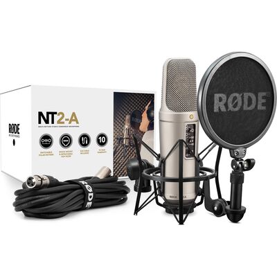 RODE NT2-A nagymembrános kondenzátormikrofon