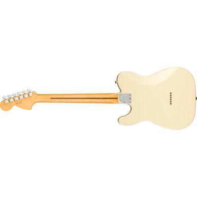 Fender American Professional II Telecaster Deluxe MN Olympic White elektromos gitár