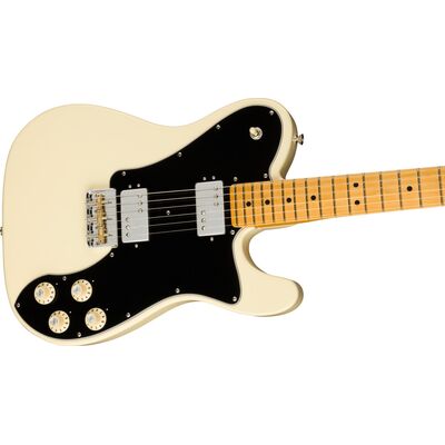 Fender American Professional II Telecaster Deluxe MN Olympic White elektromos gitár