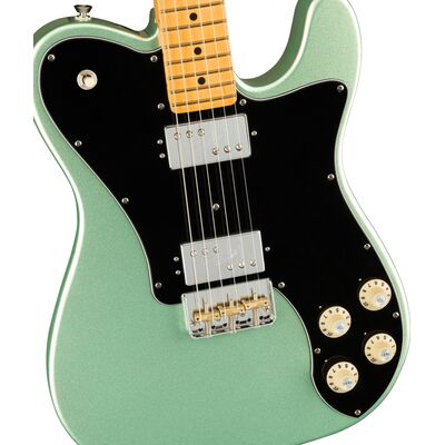 Fender American Professional II Telecaster Deluxe MN Mystic Surf Green elektromos gitár